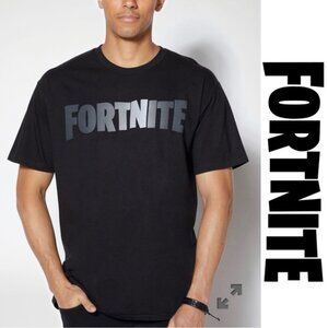 Fortnite | Black Logo Fade Short Sleeve Tee Shirt | Size Extra Small